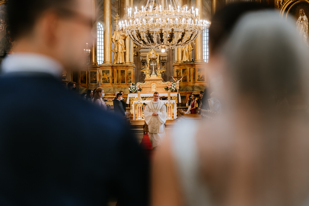 ślub na warszawskiej Starówce kościol św Anny